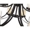 Z-Lite Willow 9 Light Chandelier, Matte Black, Inner White & Outer Clear 426-9-MB - alternate 4